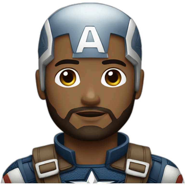  captain america realastic emoji