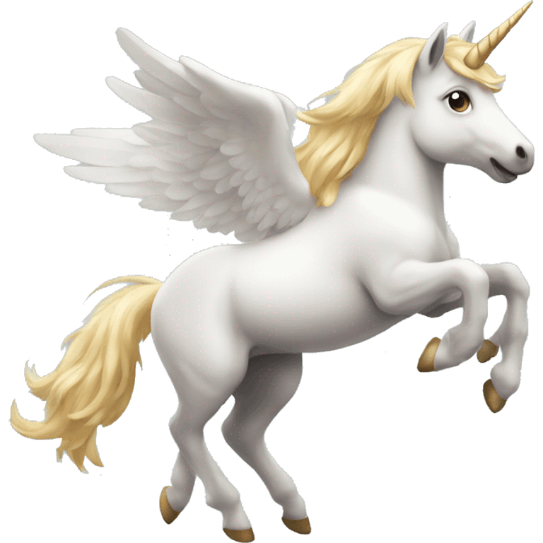 un unicornio volando emoji