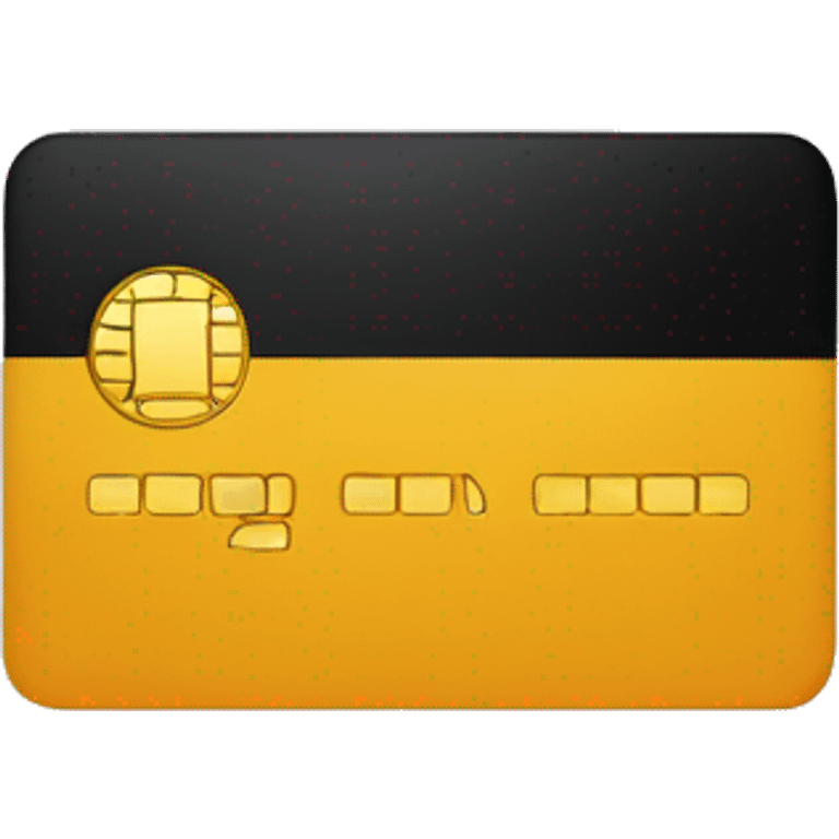 black credit card simple emoji