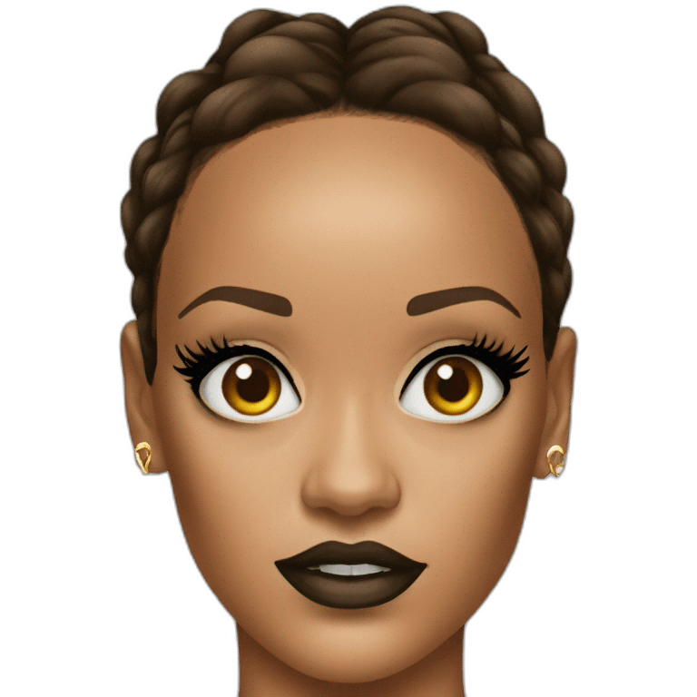 Rihanna forehead emoji