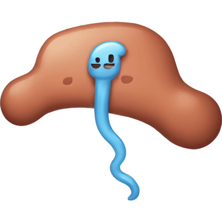 cartoon pancreas emoji