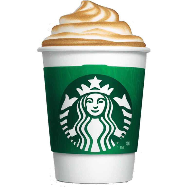 Starbuck’s cup of coffee emoji