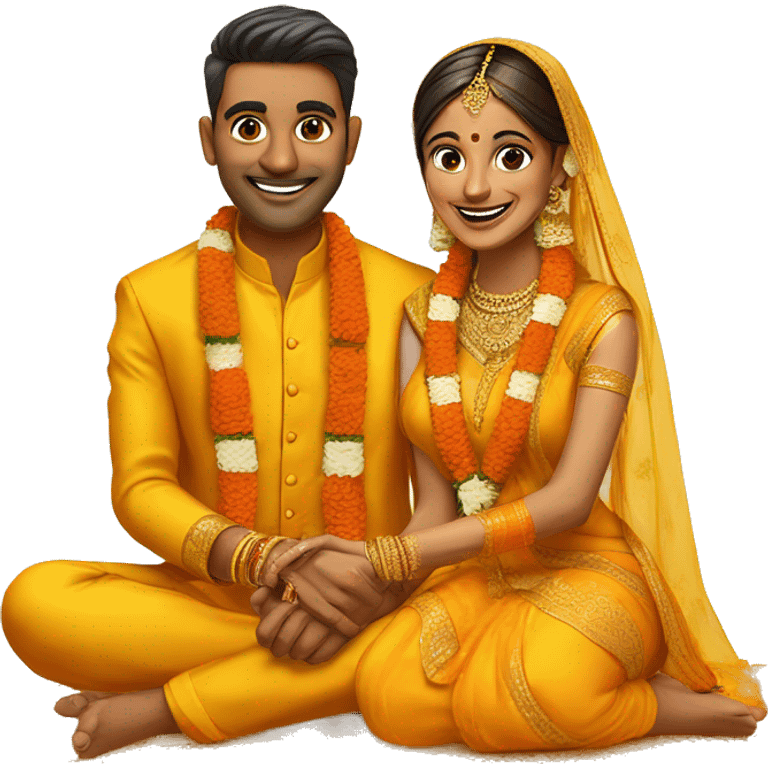 indian wedding haldi ceremony emoji