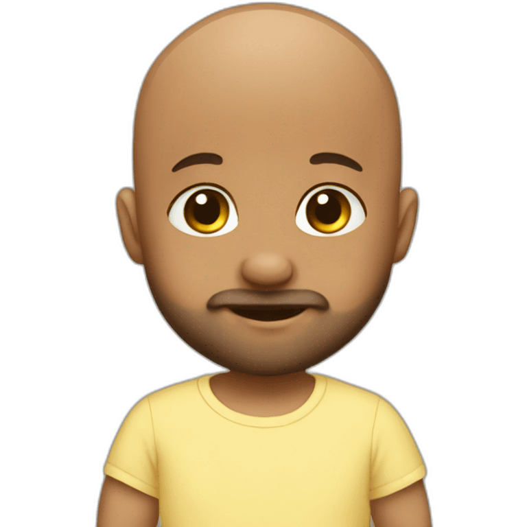 baby bald and beard emoji