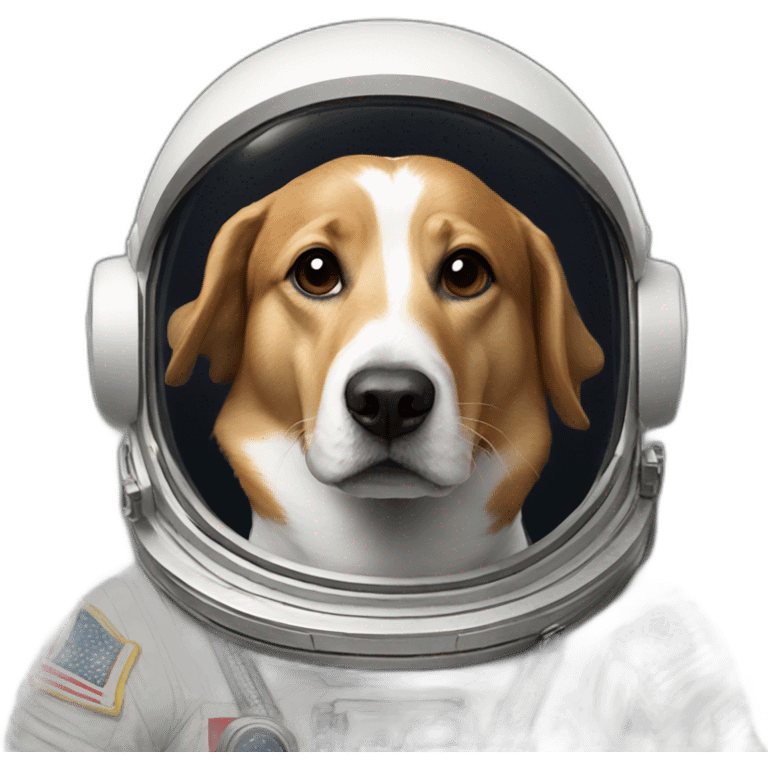 astronaut dog emoji