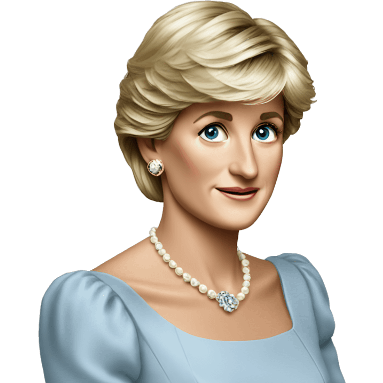 Lady Diana take a photo  emoji