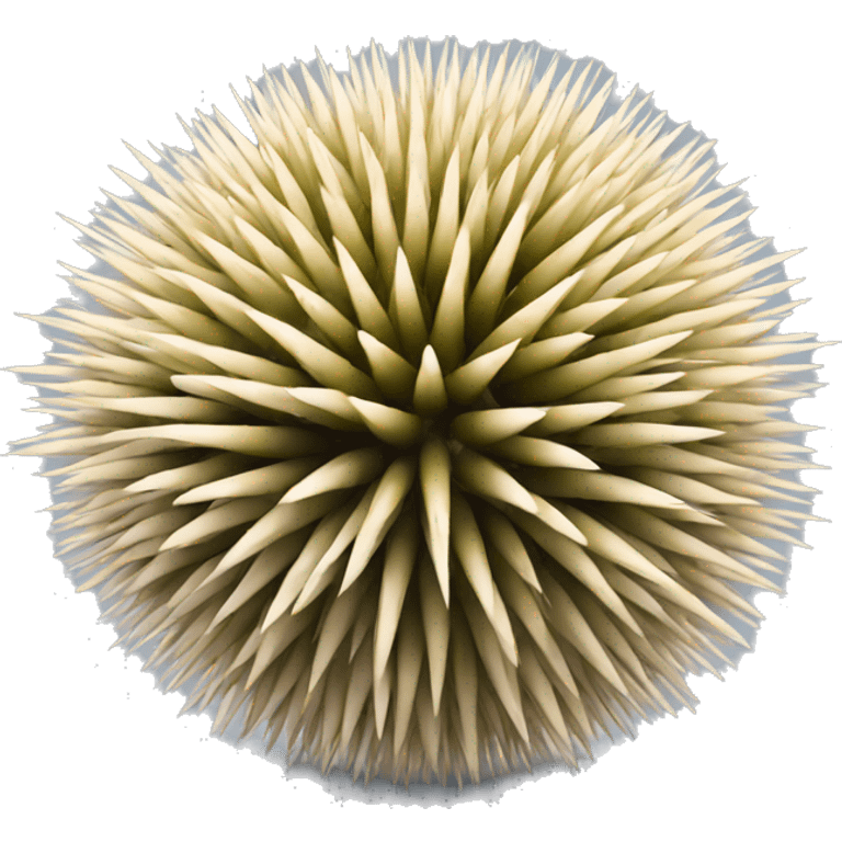 Sphere made of porcupine quills emoji