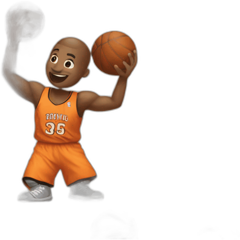 playing basketball emoji