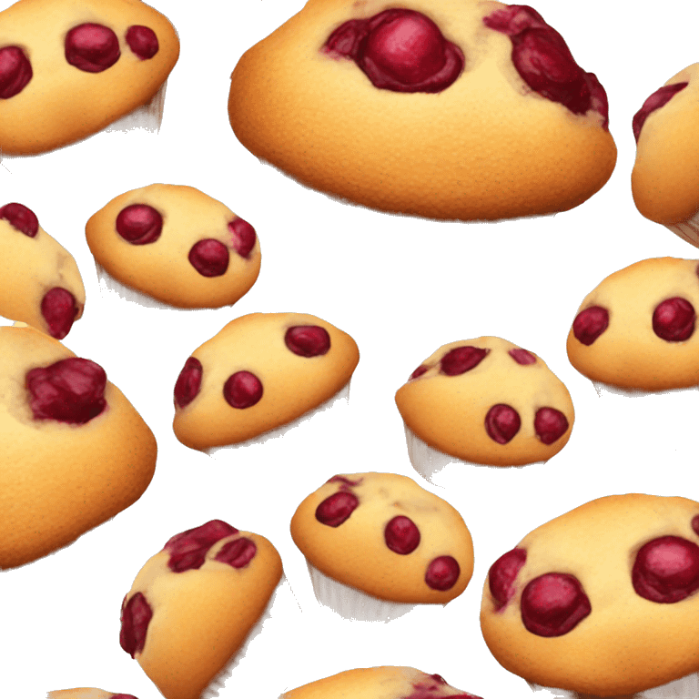 Cranberry muffins  emoji