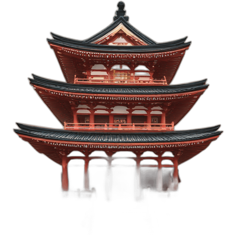 Temple japonais  emoji