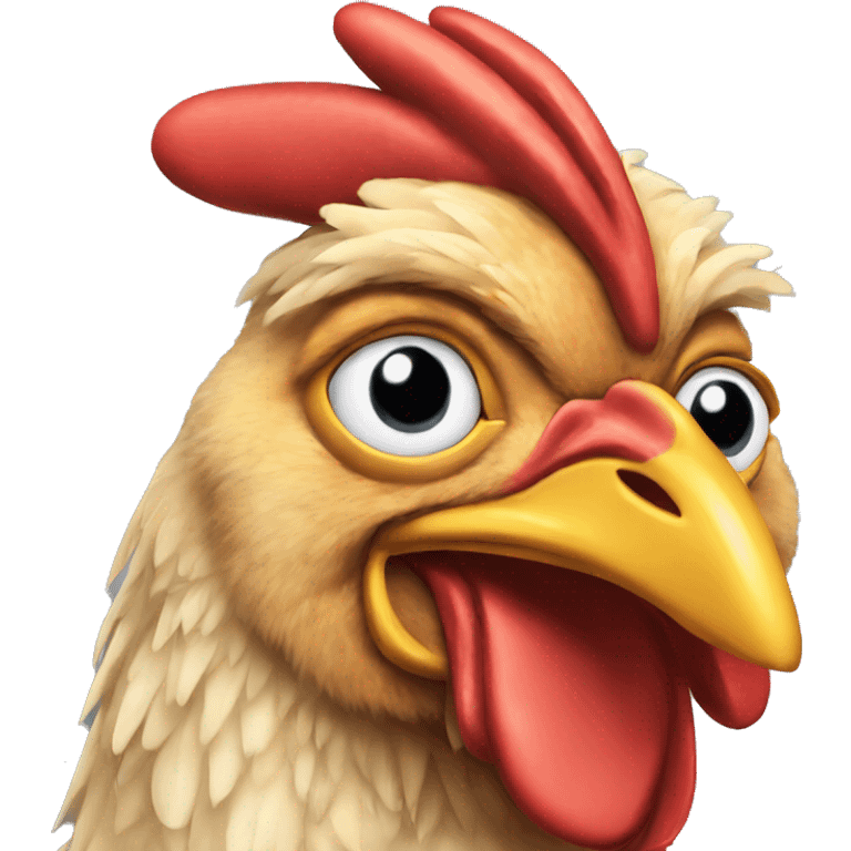 Chicken  funny  emoji