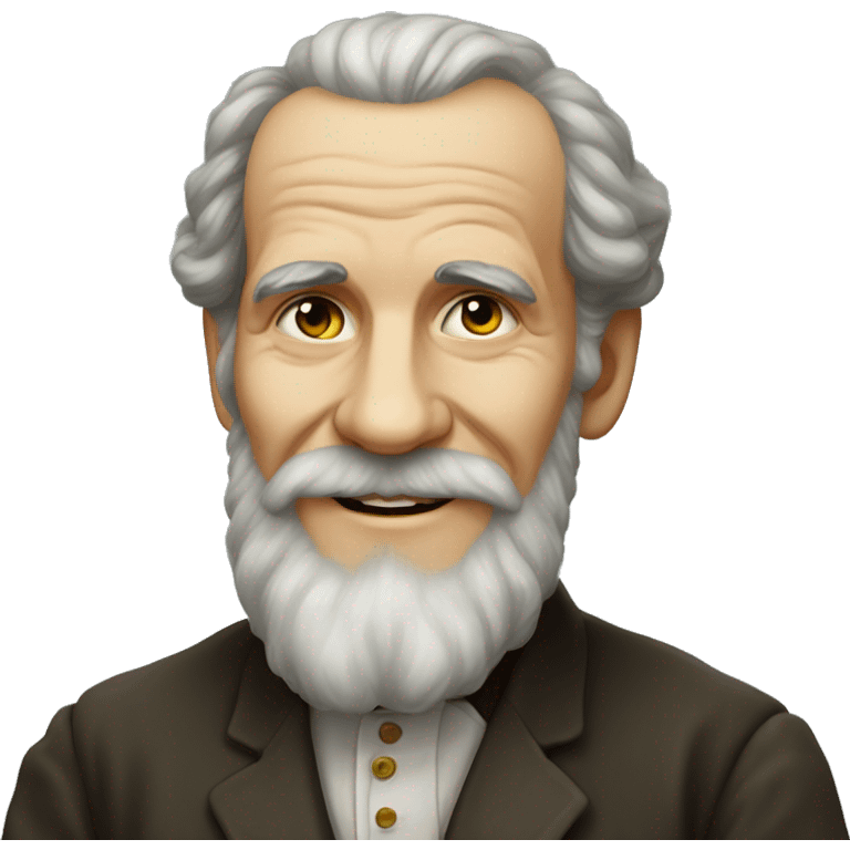 Lev Tolstoy smiling emoji