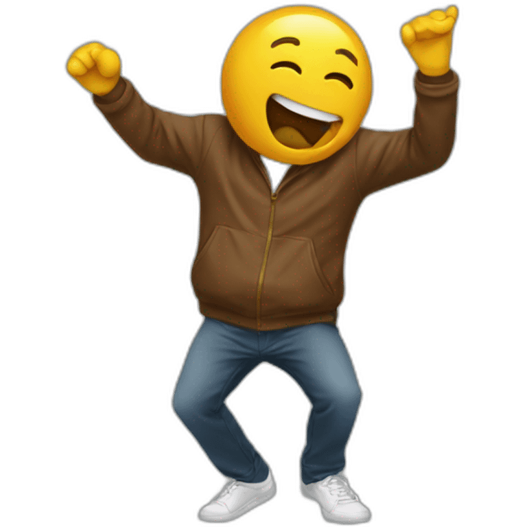 Un mec qui dab emoji