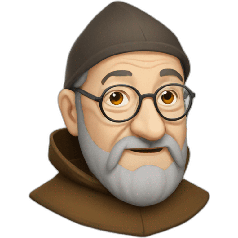 Umberto eco medieval monk emoji