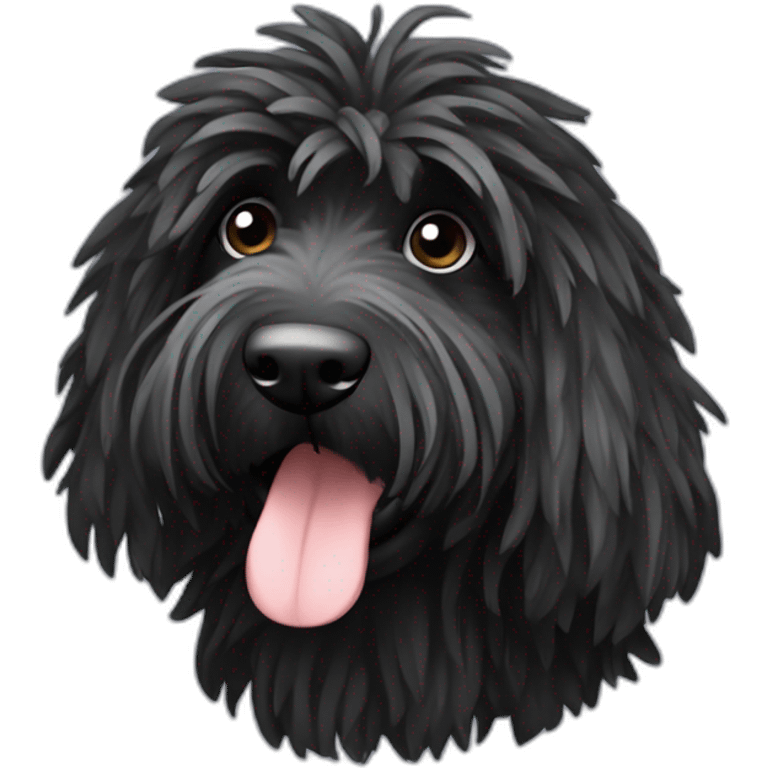 Pastore bergamasco nero emoji