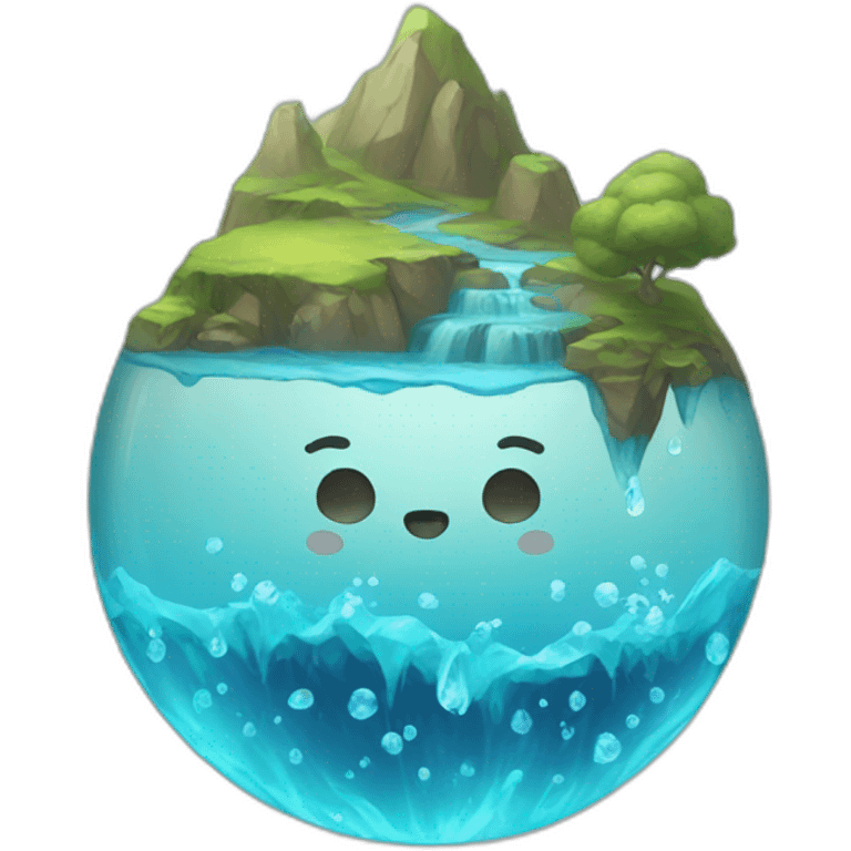 elemental water emoji