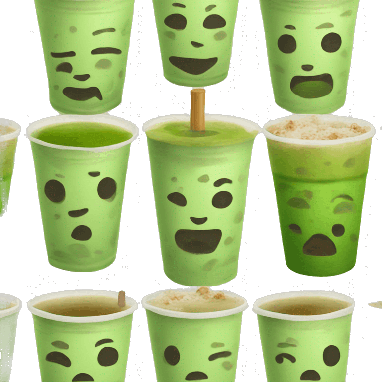 Matcha boba emoji