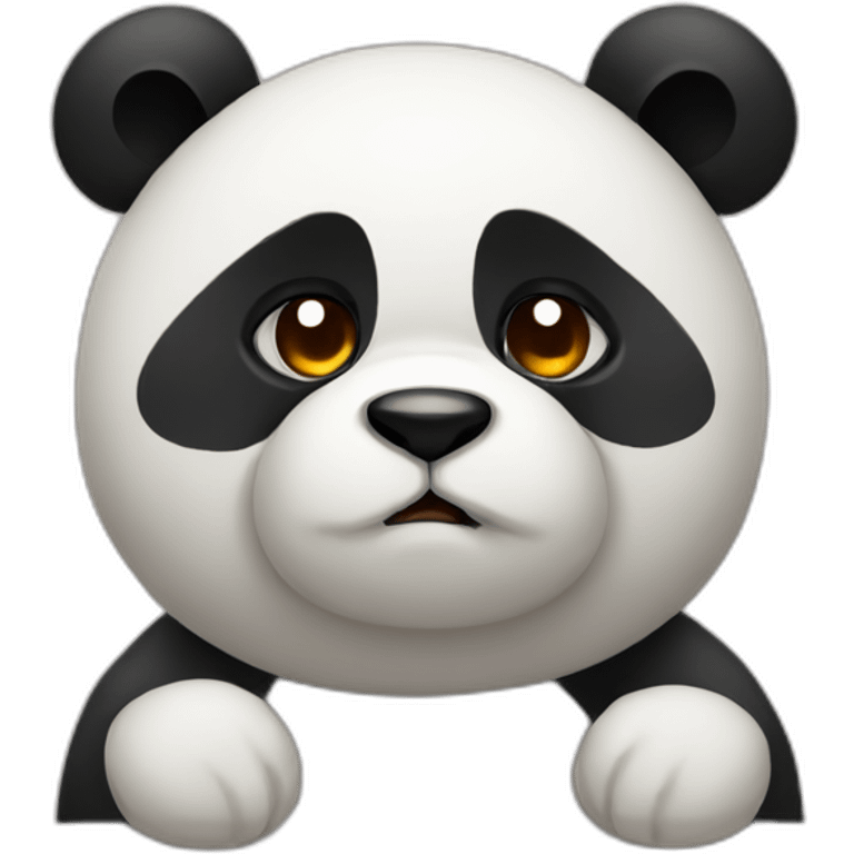 tired panda emoji