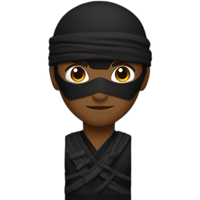 Black-ninja-modern emoji