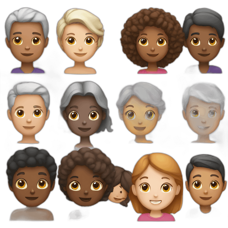 diverse age groups emoji