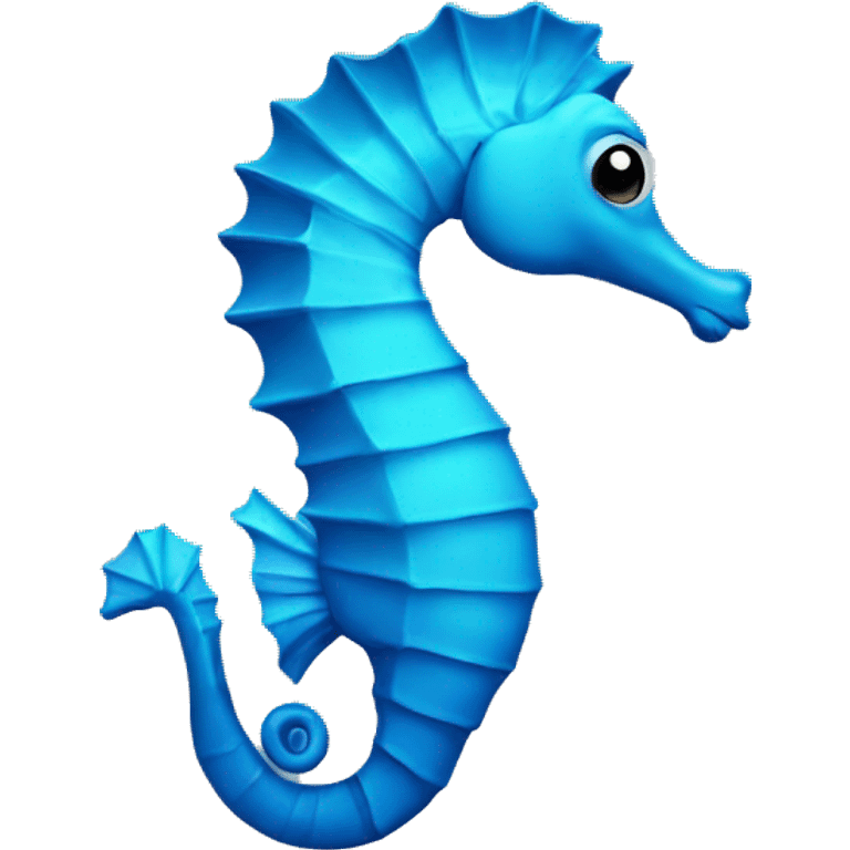 blue seahorse emoji