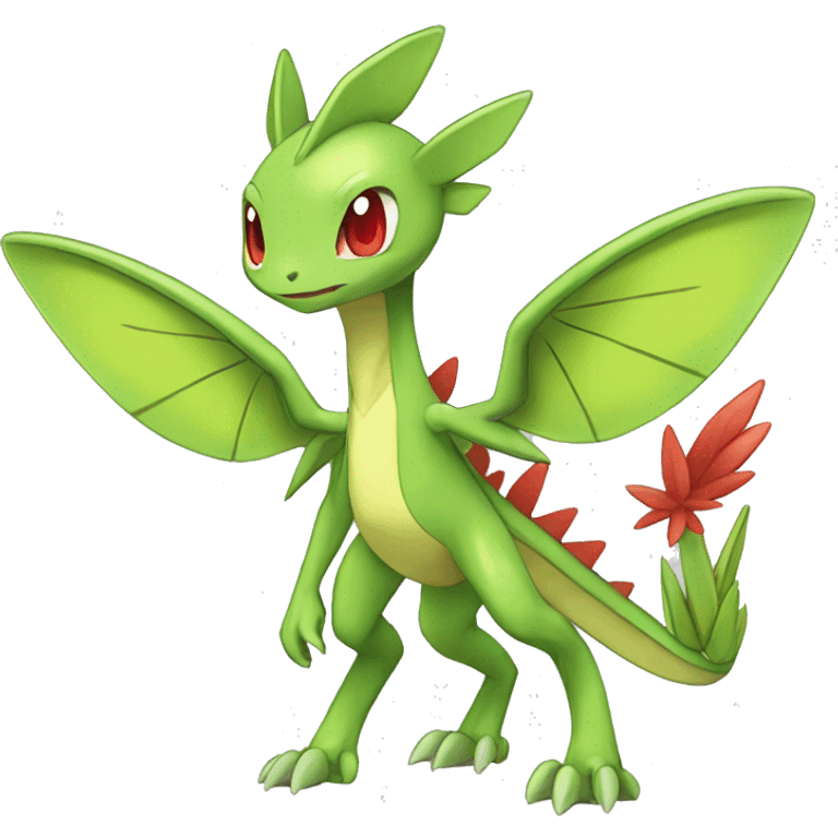  Sceptile-Celebi-Flygon-Fakemon full body emoji