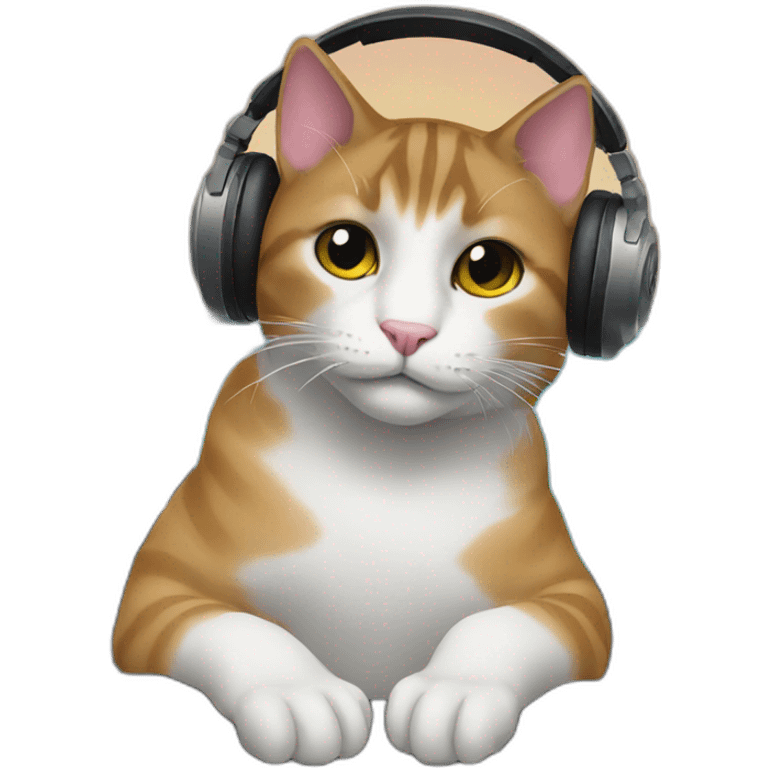 cat DJ emoji