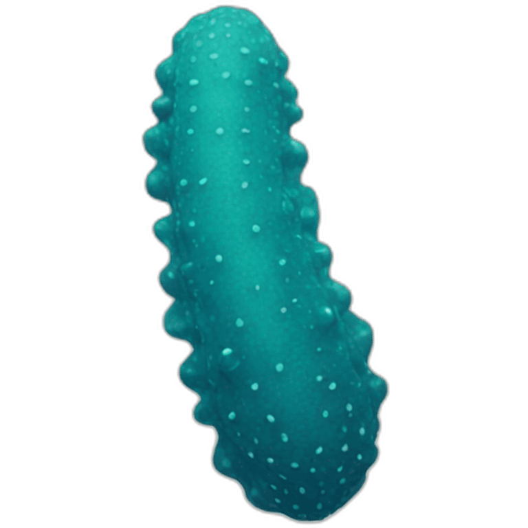 blue sea cucumber emoji