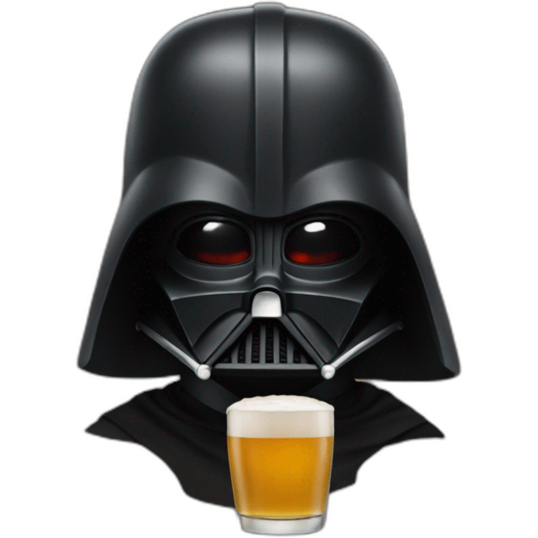 Darth vador beer emoji