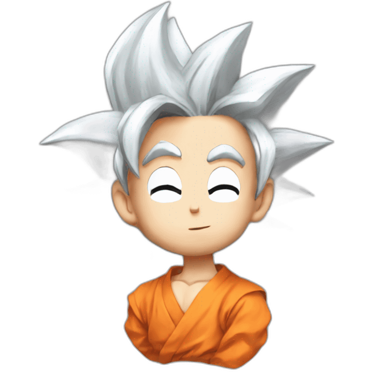 goku sending kiss emoji