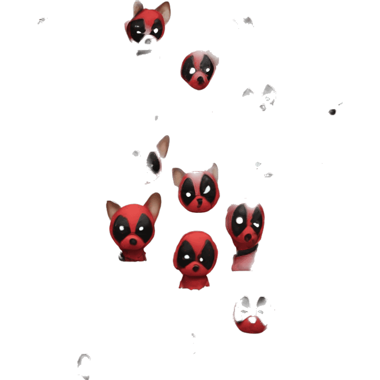 Deadpool dog emoji