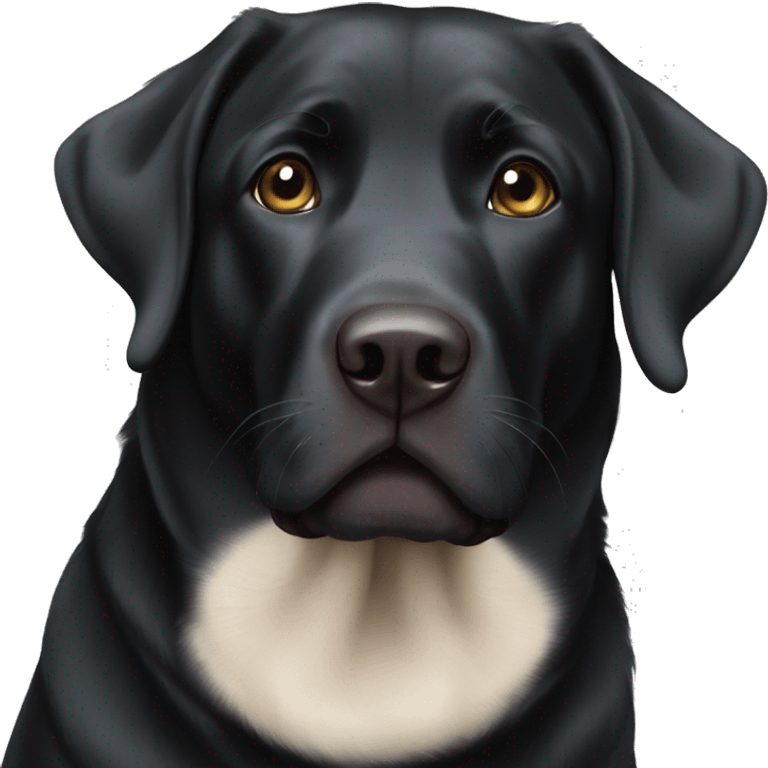 Black Labrador emoji