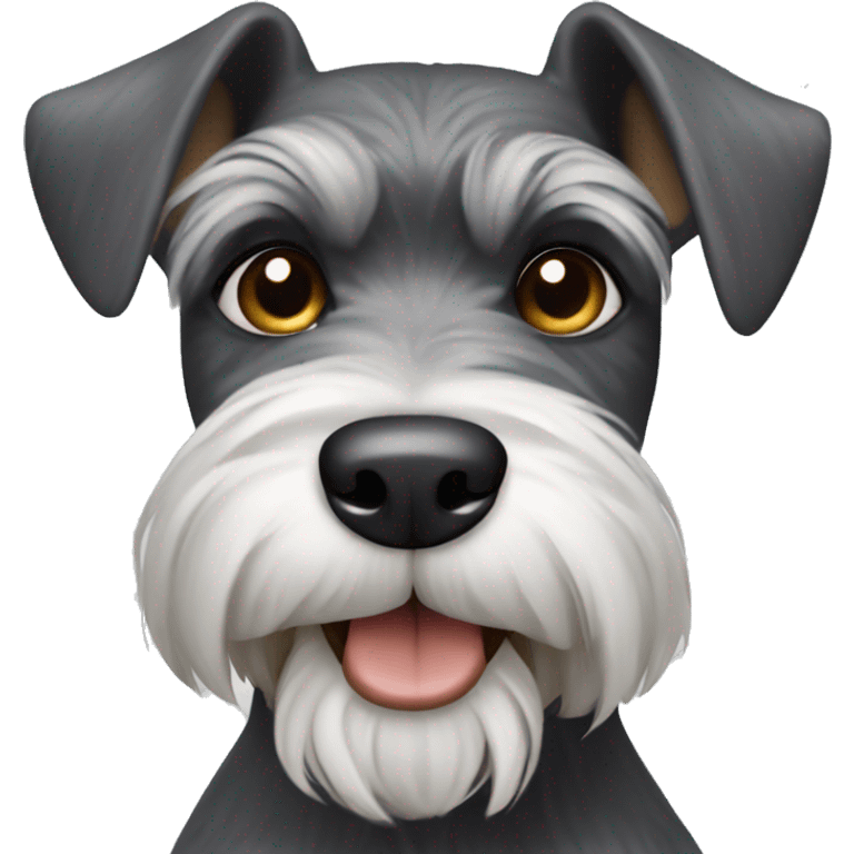 schnauzer dog emoji