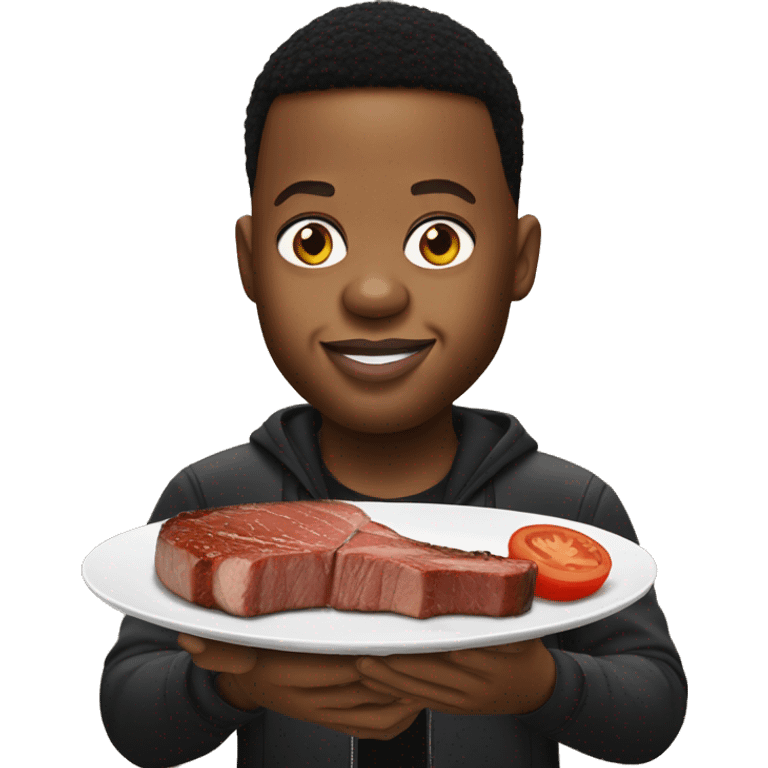 Kyle Lowry eating steak emoji