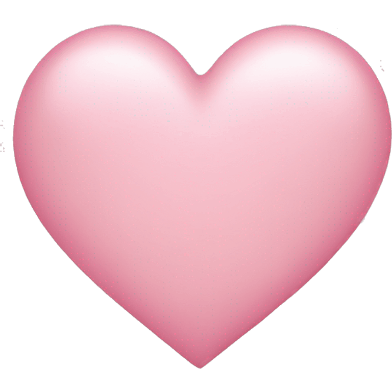 Light pink heart emoji