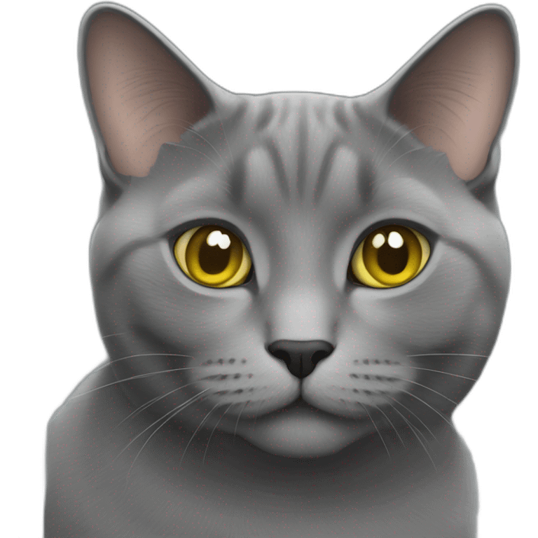 Chartreux cat  emoji