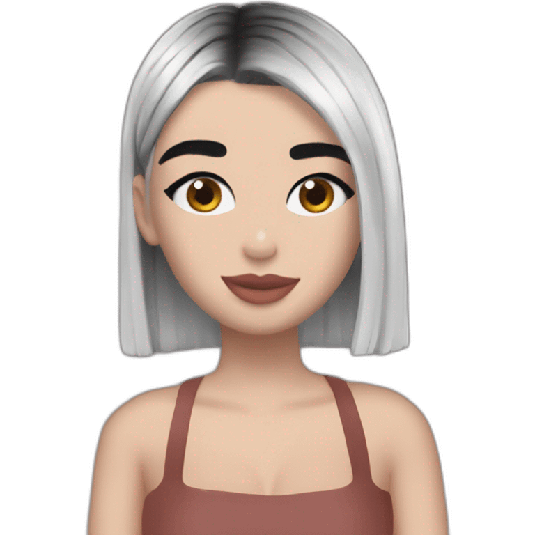 Dua lipa et Angèle  emoji