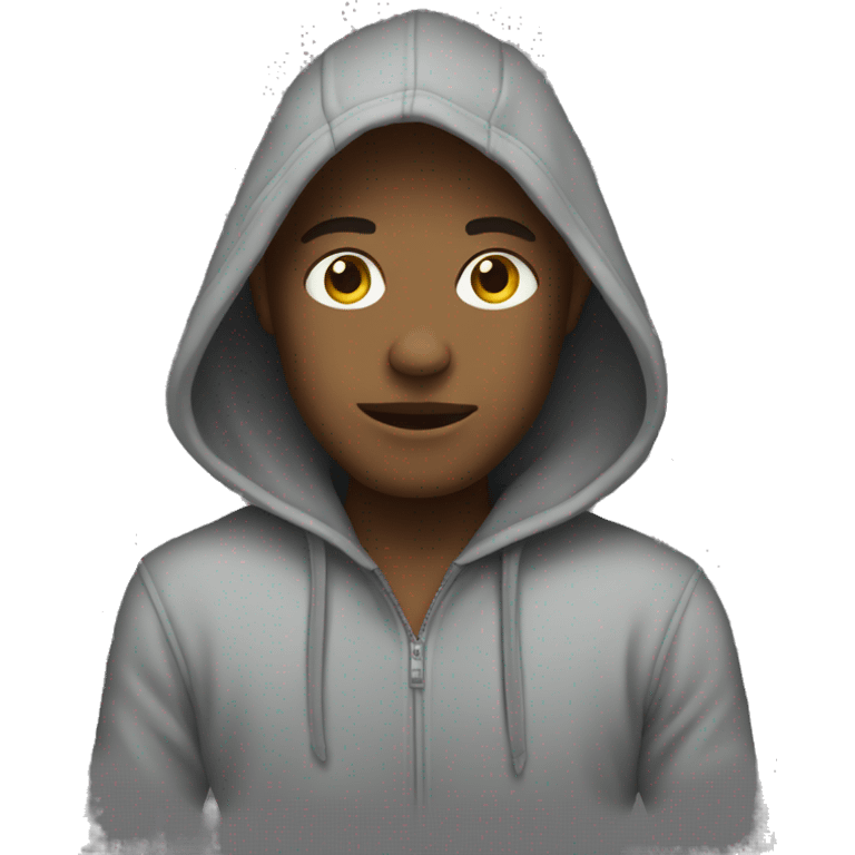 grey hoodie emoji