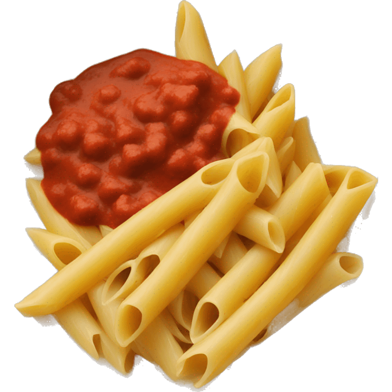 penne and red sauce emoji