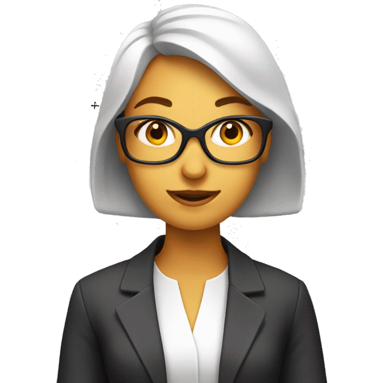 accounting woman with math equations emoji