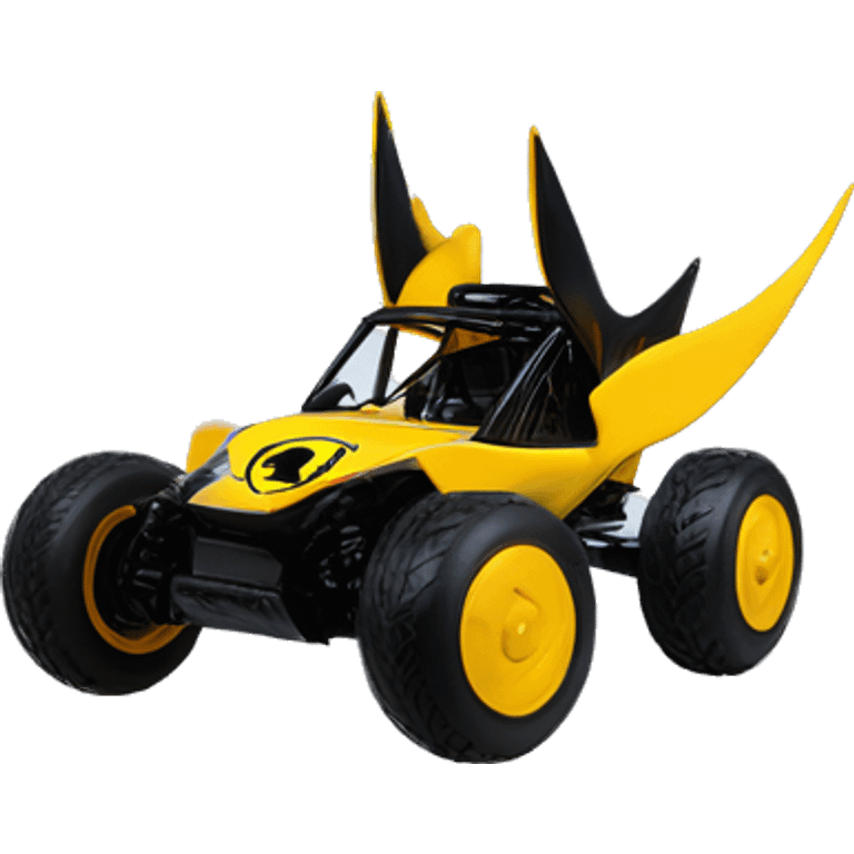 Batgirl’s Wood framed rc buggy emoji