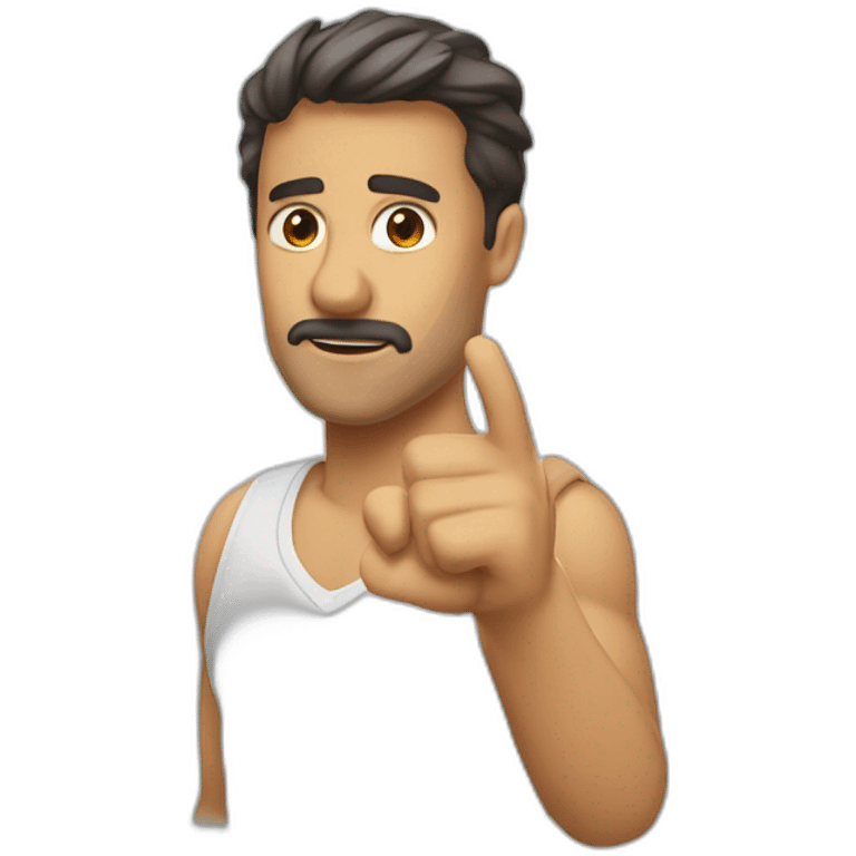 Tener el hombro dislocado emoji