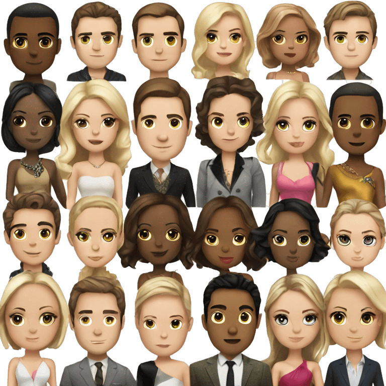 gossip girl characters emoji