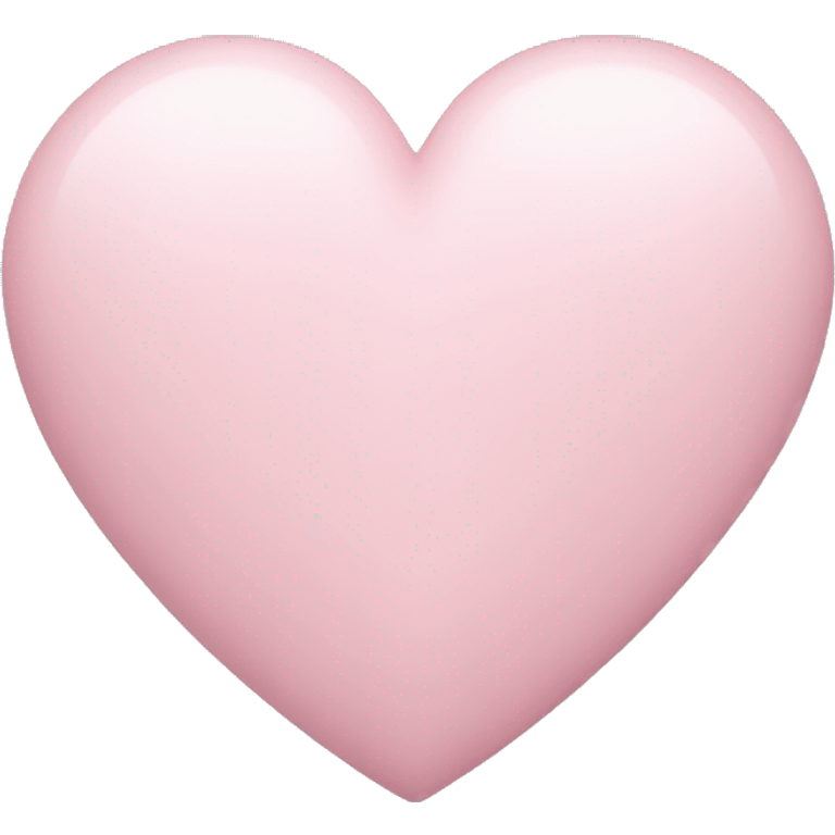 Pastel pink heart emoji