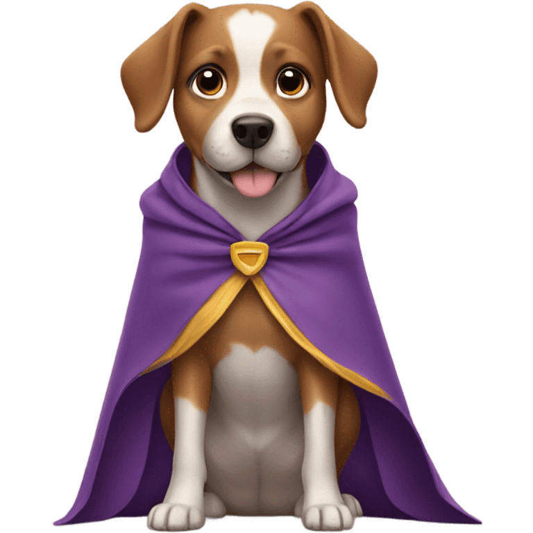 Dog with cape emoji