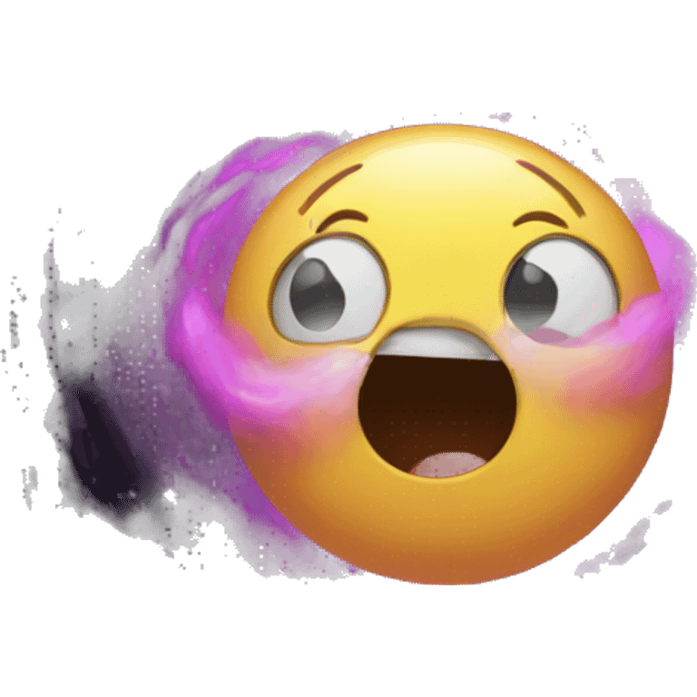 black hole cute emoji