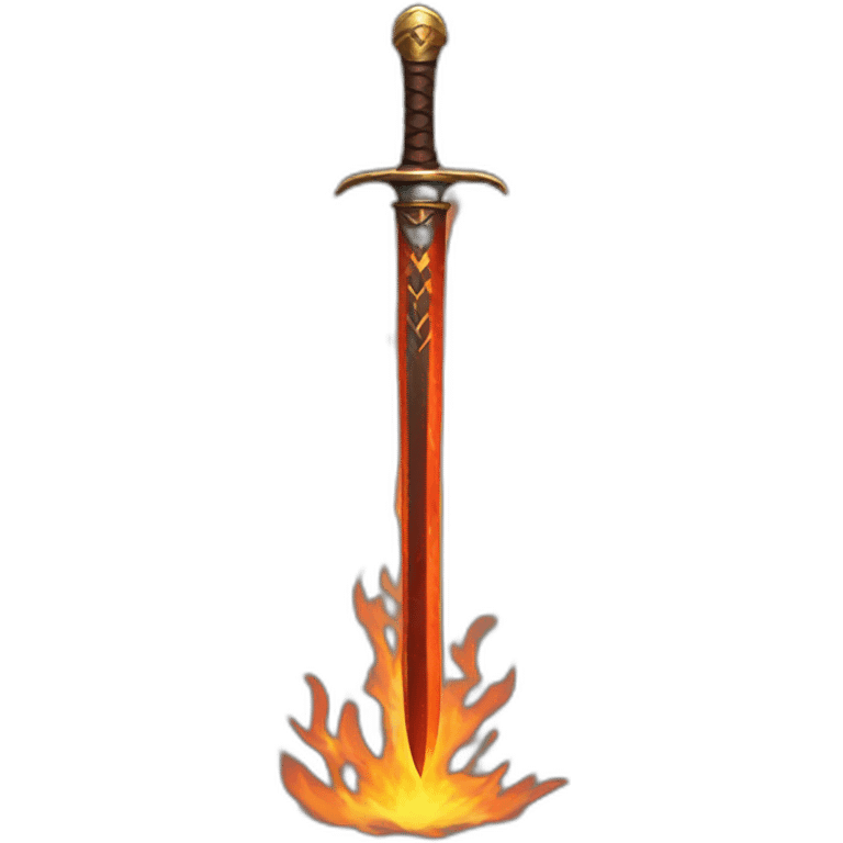 fire sword emoji