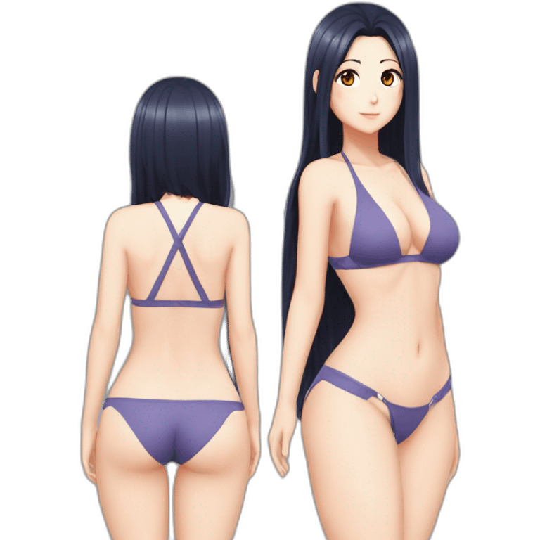 hinata hyuga full body pawg micro bikini back focus emoji