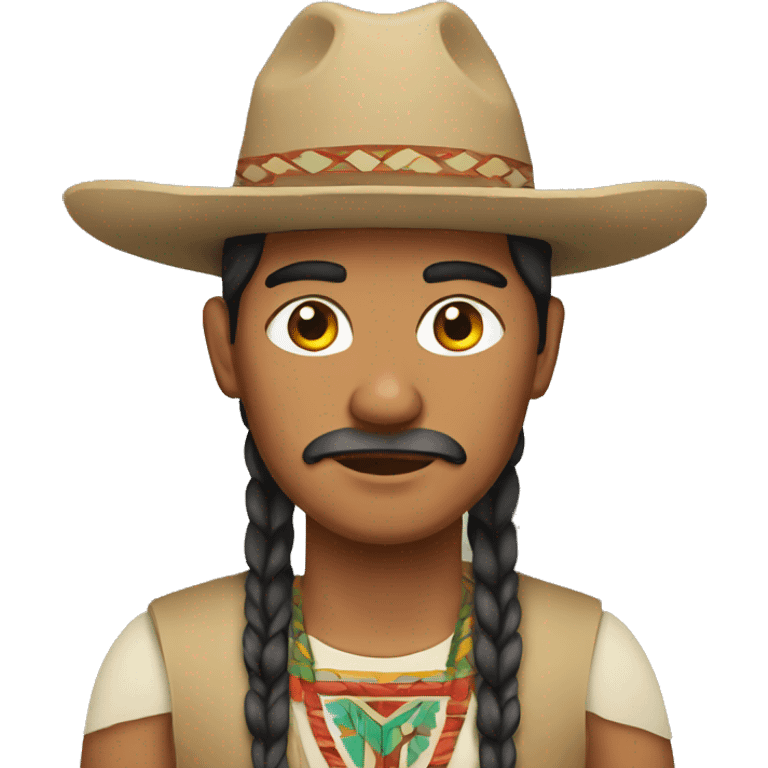 indigenous mexican man emoji