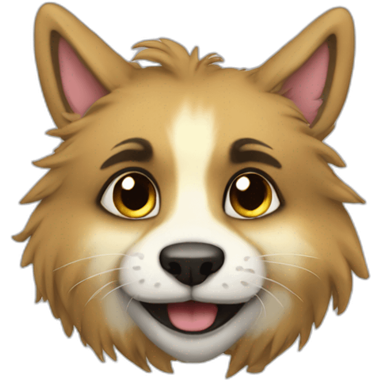 Crea un emoji furry (furry fandom) emoji